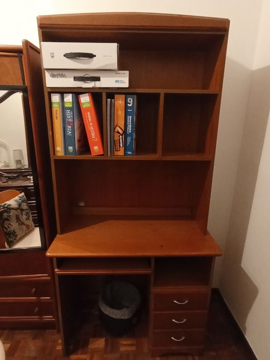 Estante, escrevaninha - madeira