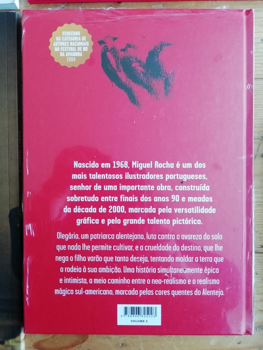 Livros variados de BD, pintura e literatura