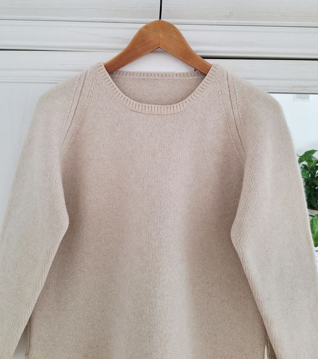 Kaszmirowy gruby sweter