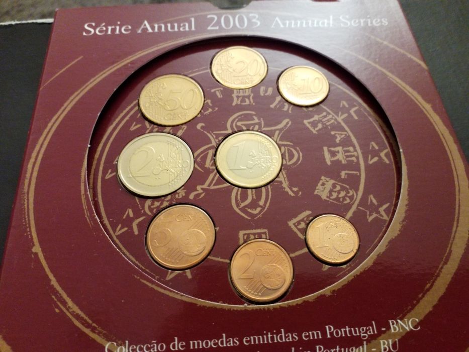Moedas em euros portugueses