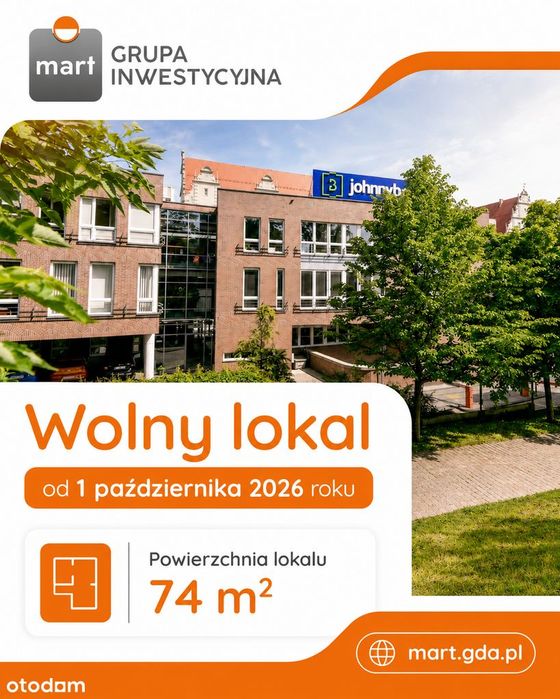 Biuro do wynajęcia 74 m² w HAXO, centrum Gdańska, blisko sądów