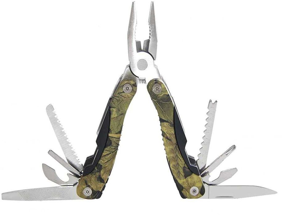 Multitool kombinerki SURVIVAL Camo LIŚĆ 12 in1 MUL5