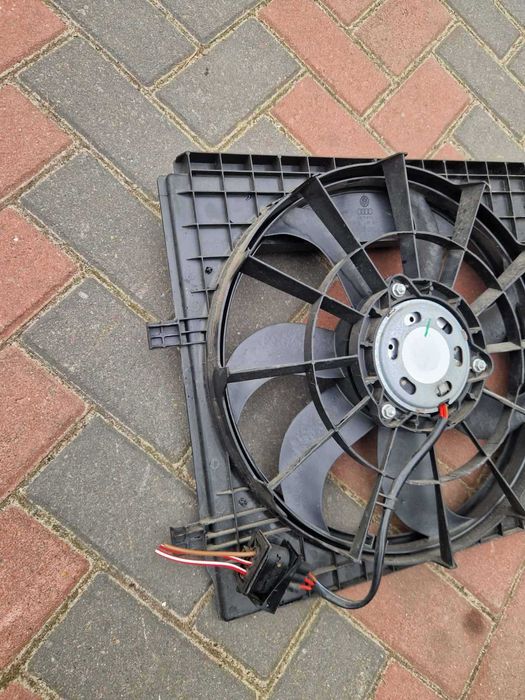 вентилятор охолодження з дифузором фабія румстер шкода 2009-2015