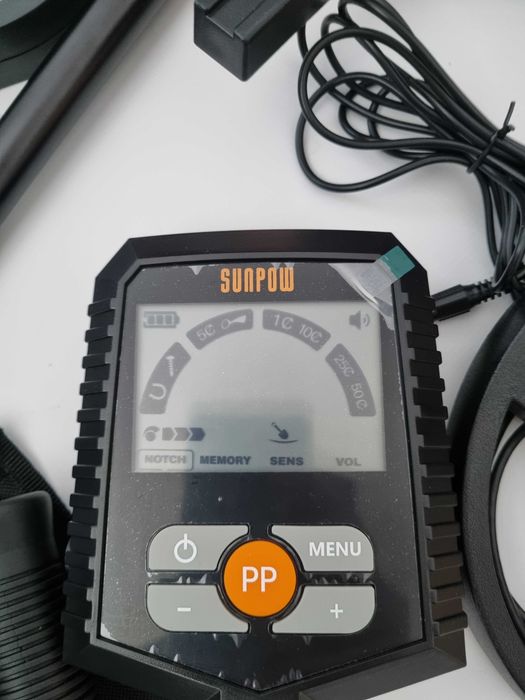 Nowy Wykrywacz Metali SUNPOW OT-MD13 Zestaw LCD IP68 Słuchawki Komplet