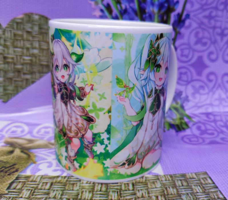 Чашка геншин імпакт аніме Нахида Nahida genshin impact кружка аниме