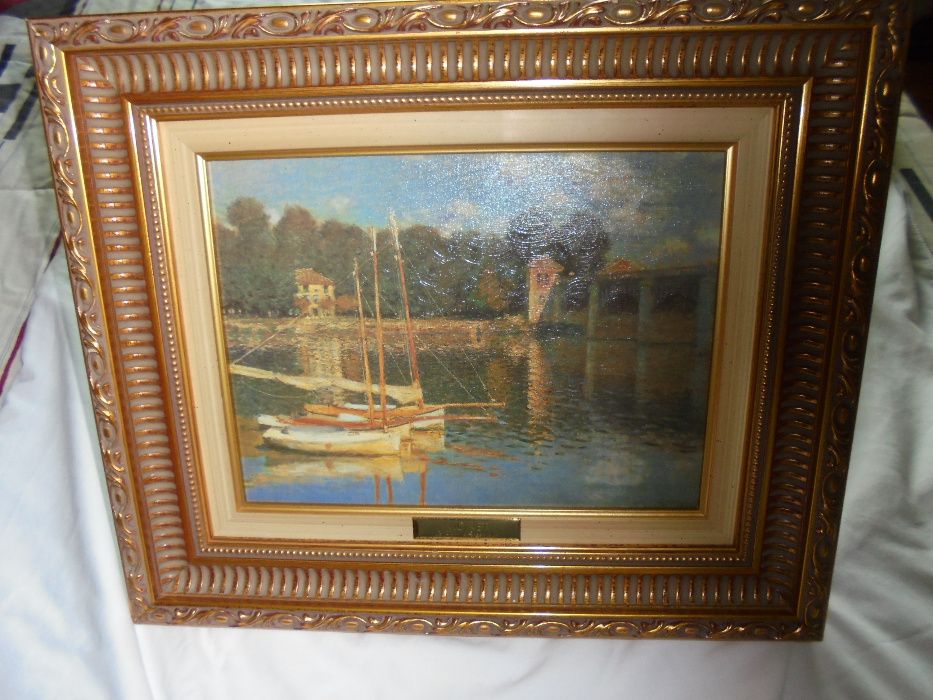 Seis quadros Quadros emoldurados Art Gallery,  MONET - com certificado