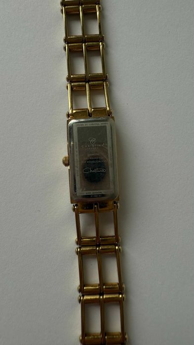 Годинник жіночий браслет Швейцарія CHRISTINA 107GW-W з діамантами