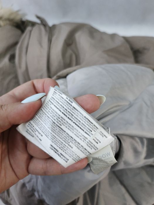 Woolrich elegancka kurtka damska L 40 jenot naturalny puch