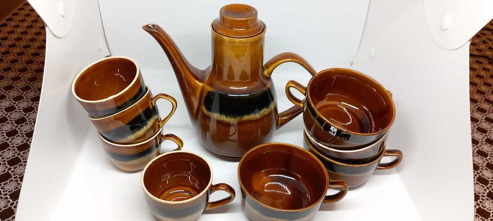 Mirostowice serwis kawowy Novi filiżanki Agat cena zestawu