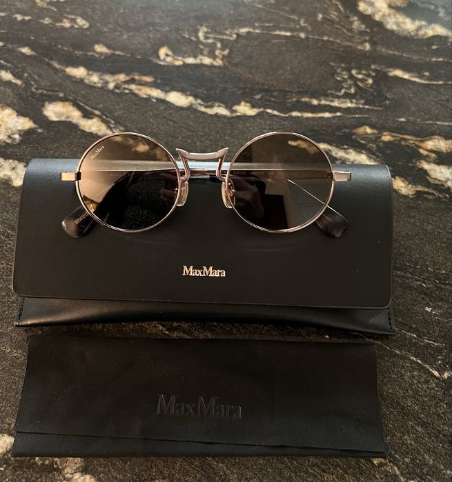 MAX MARA piękne kultowe okulary przeciwsłoneczne
