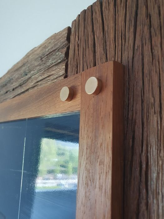 Espelho rústico madeira