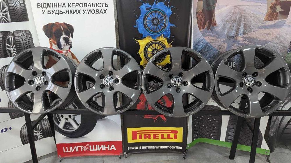 Диски VW Tiguan 5/112 R17 6.5J ET42 / 8J ET37 dia57.1mm Різноширокі