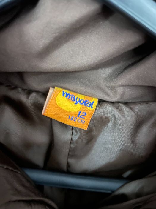 Casaco acolchoado castanho, para menina, Mayoral