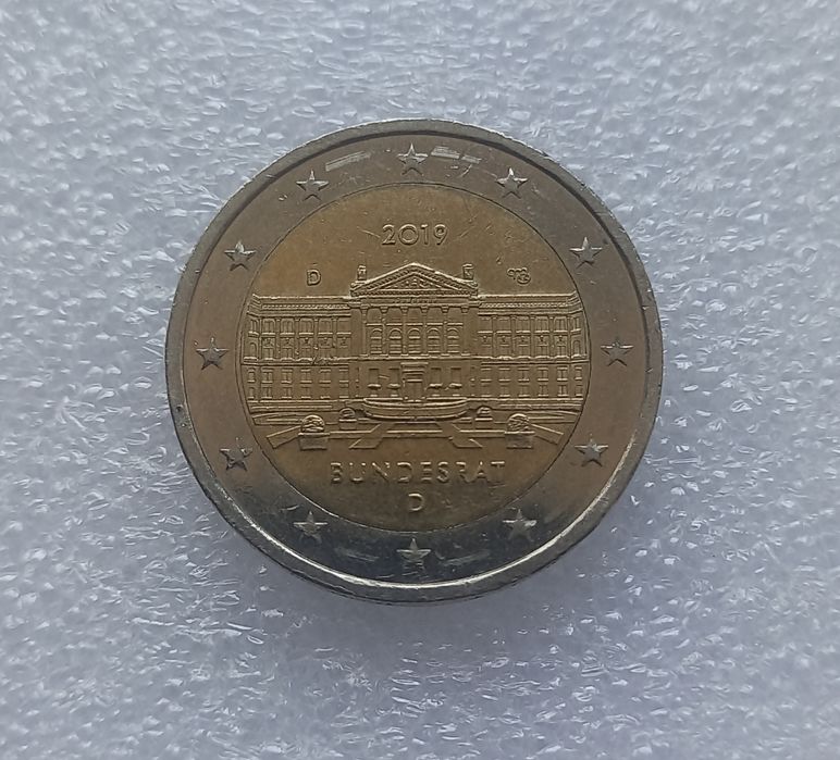Moeda de 2€ da Alemanha 2019