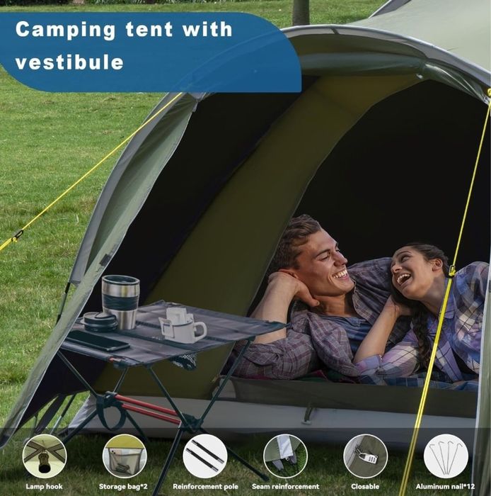 Туристичний намет з ґанком, палатка туристична
