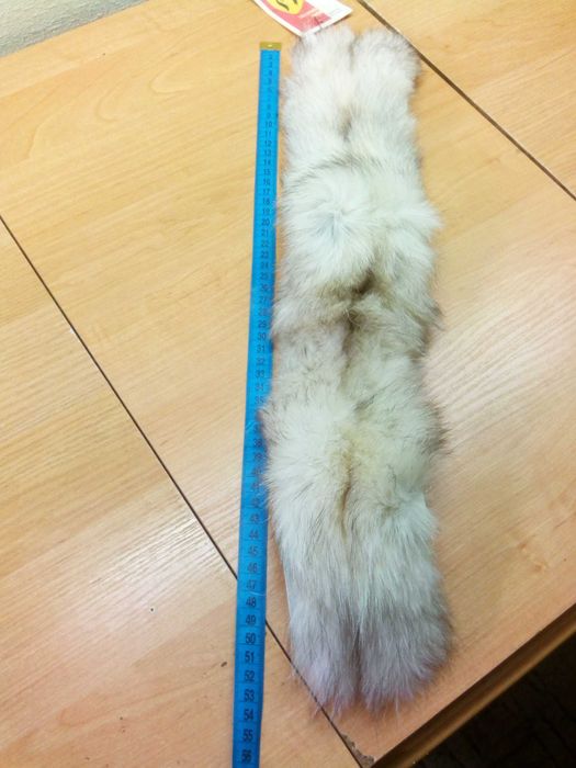 воротник женский . мех лоскут песца сорт 1