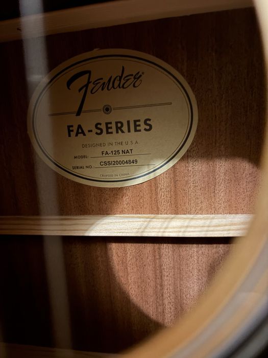 Гітара Fender FA-125 NAT