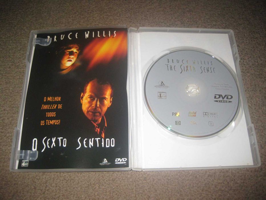 DVD "O Sexto Sentido" com Bruce Willis