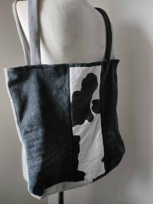 Torba torebka typu shopper dwukolorowa eco