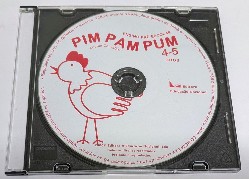PIM PAM PUM - CD Apoio pré escolar 4-5 anos