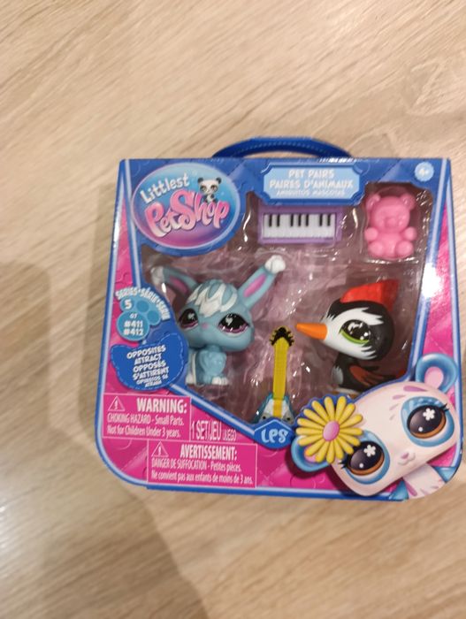 Zestaw figurek Littlest Pet Shop  seria 5 #411 #412