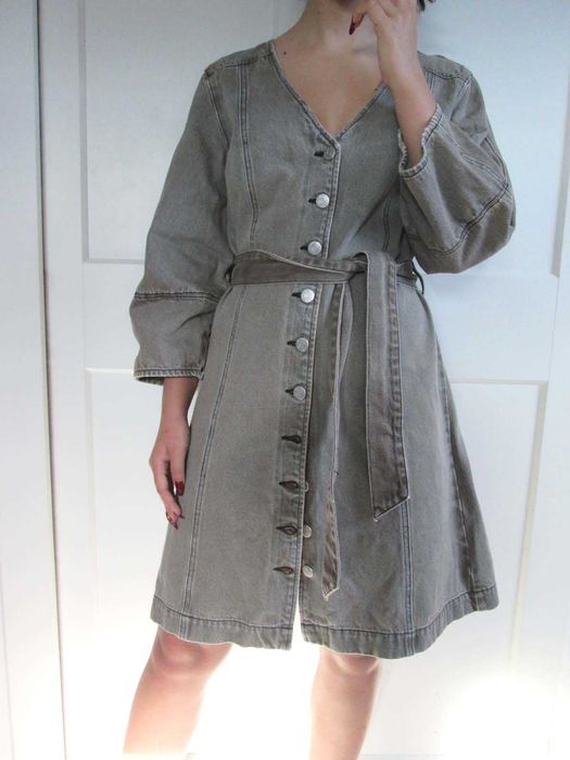 YAS jeansowa sukienka dżins bawełna M 38