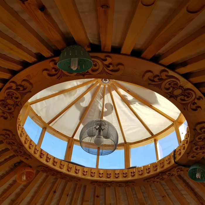 Yurt luxuosa nova 8 metros de diâmetro