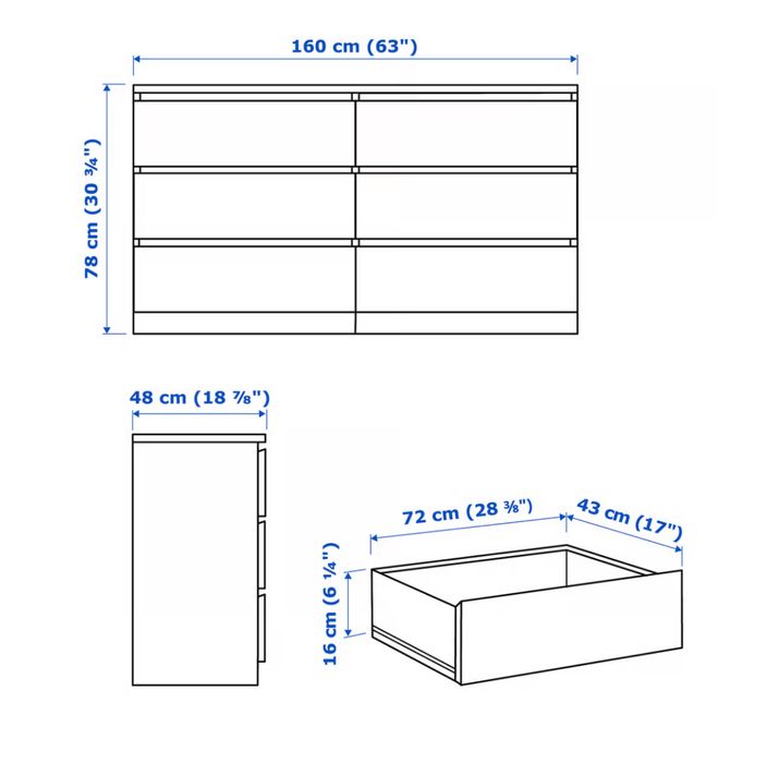 Komoda MALM ikea
