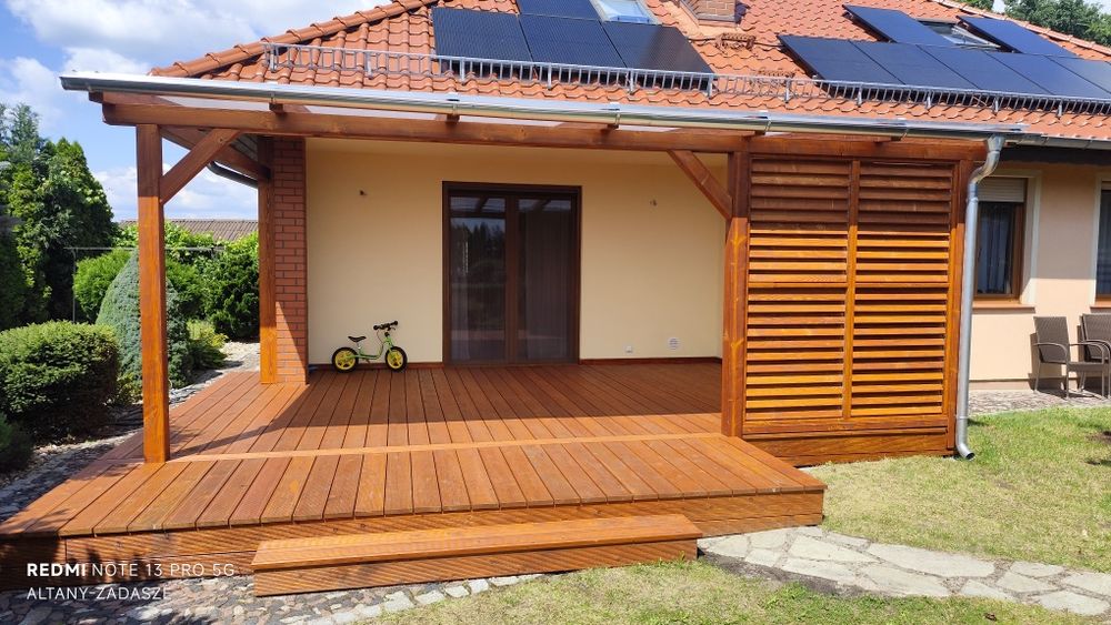 Zadaszenie tarasu, ogród letni, zimowy, wiatą, pergola