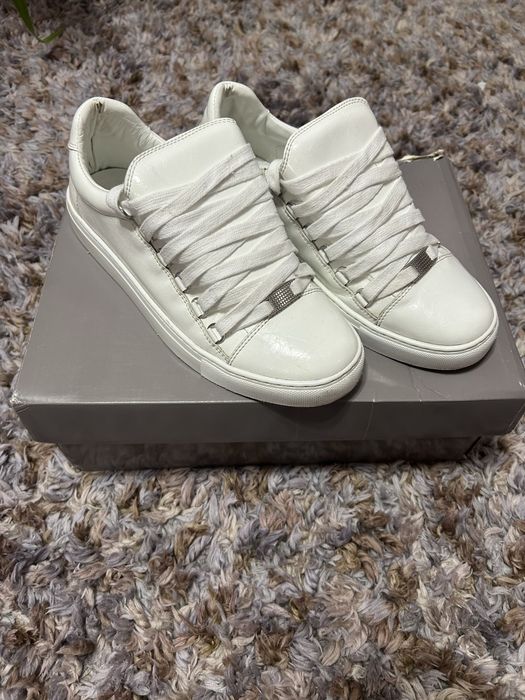 balenciaga arena low "white"