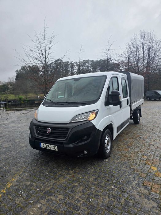 Fiat ducato cabine dupla 7 lugares caixa coberta