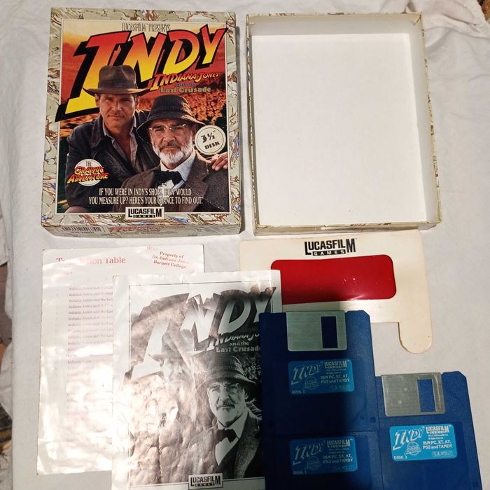 Indiana Jones and the Last Crusade PC Big Box Eng