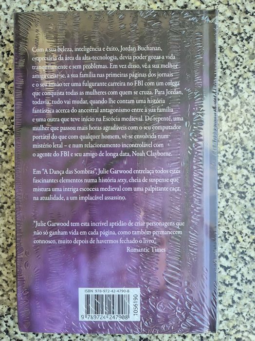 Livro Totalmente Novo "Dança das Sombras" de Julie Garwood