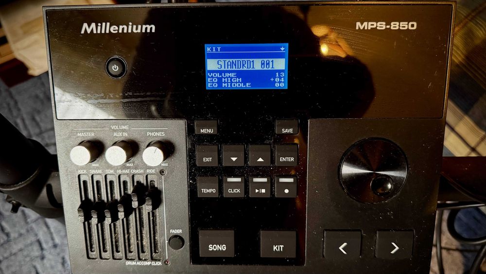 Millenium MPS-850 – rozbudowany zestaw perkusji elektronicznej + osprzęt