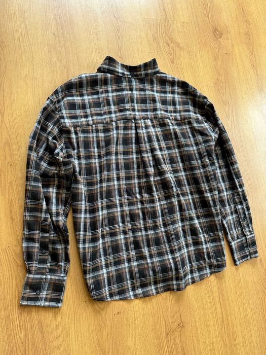 Фланелева Сорочка Овершот Zara RELAXED FIT CHECK S-M