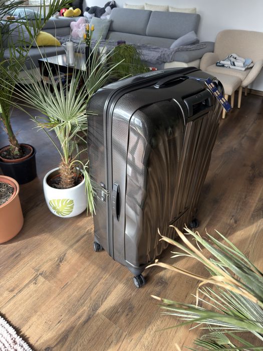NOWA Walizka bardzo duza samsonite c lite 86 cm czarna