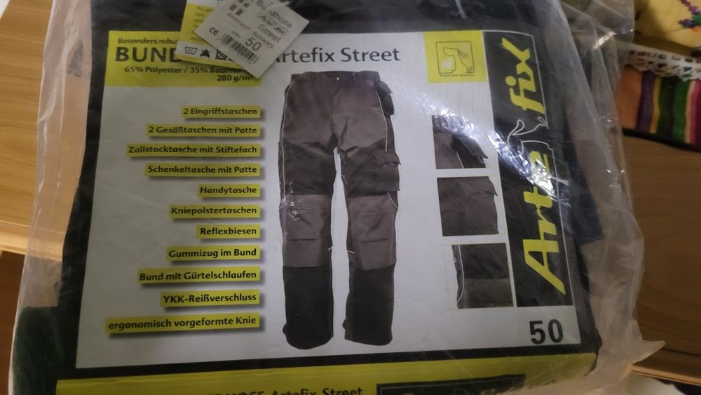 Spodnie robocze artefix r.50