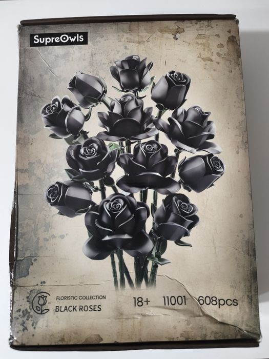 Конструктор Лего Lego цветы черные розы