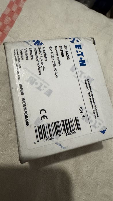 ROZŁĄCZNIK ZP-A63/3 - EATON - 284908