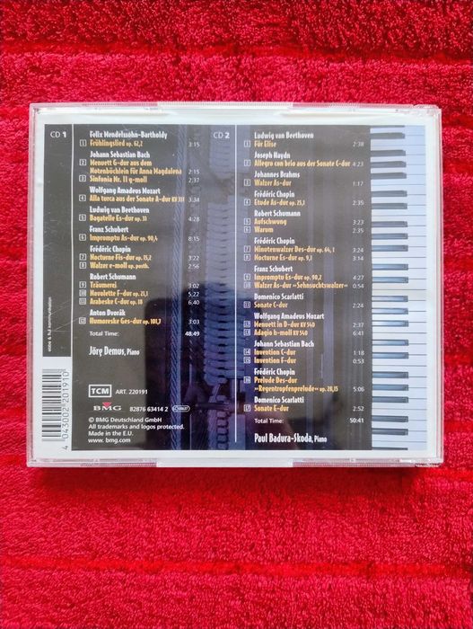 2 CD - Piano Masterpieces (Jörg Demus, Paul Badura-Skoda)