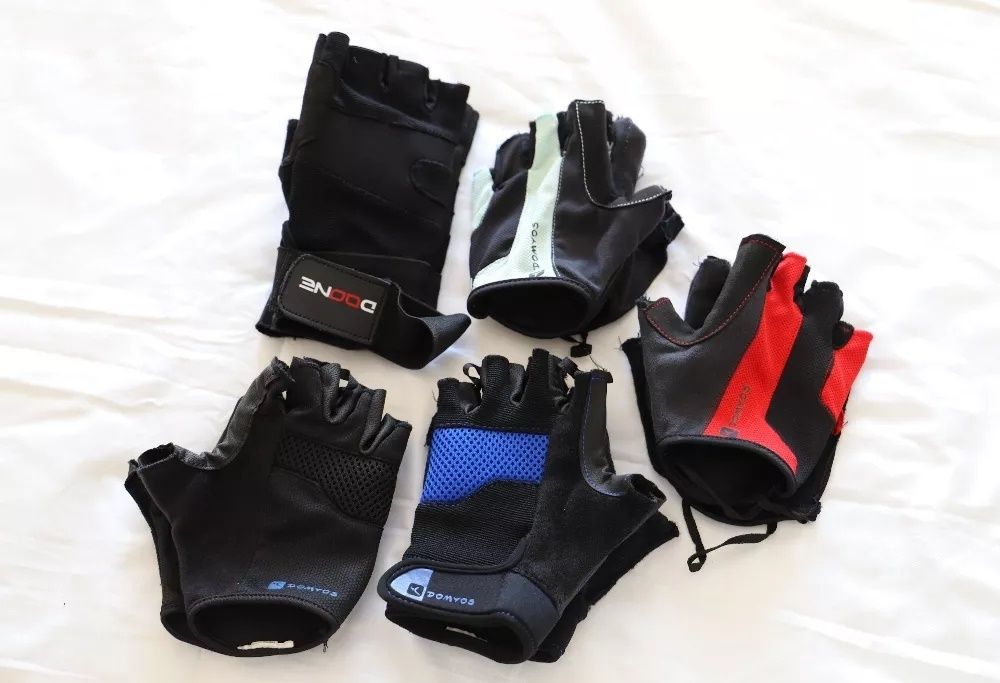 Camisola, calçoes luvas (Domyos, Kalenji)