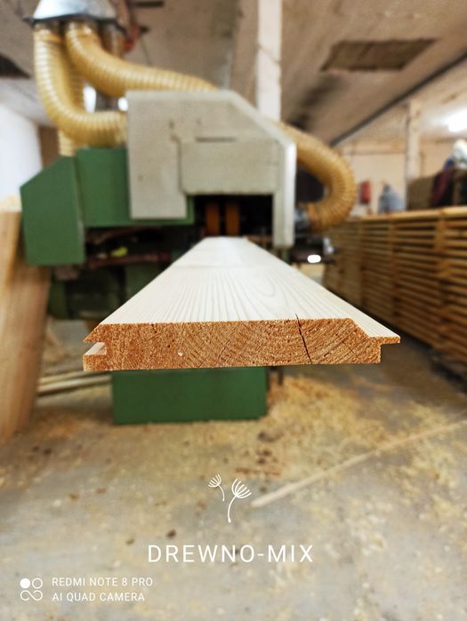 Deska elewacyjna szalówka podbitka obiciowa pióro wpust półbal taras