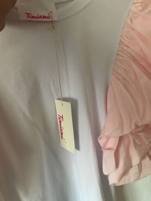 T-shirt nova com etiqueta da timiami excelente qualidade