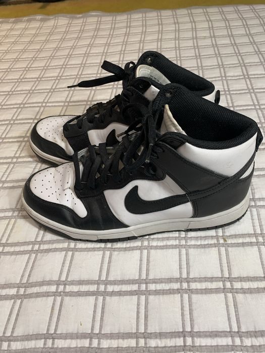 Кеди Nike Dunk High Black White Panda / кроссовки найк