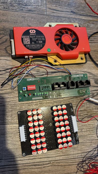 Daly smart BMS / БМС Lifepo4 16S 48V 400A + 5A балансир + плата