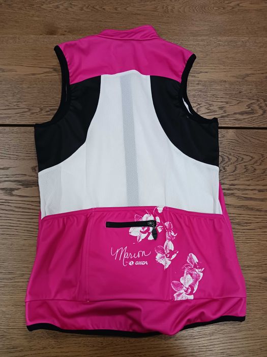 Camisola senhora ciclismo rosa onda bike