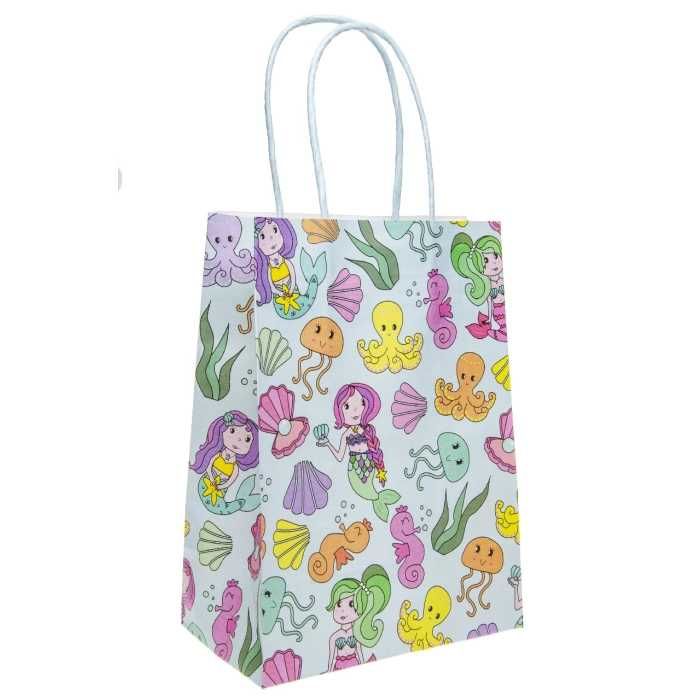 Torba prezentowa syrenka - 16 x 22 x 9 cm 5 sztuk