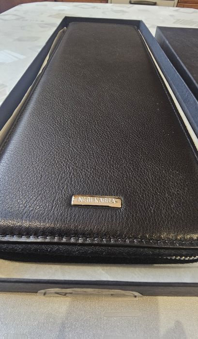 Стильний чохол Neri Karra для краваток та ювел.виробів, натуральна шкі
