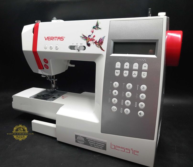 Maszyna do szycia Veritas 200 ściegów Hafty litery skóra jeans jersej