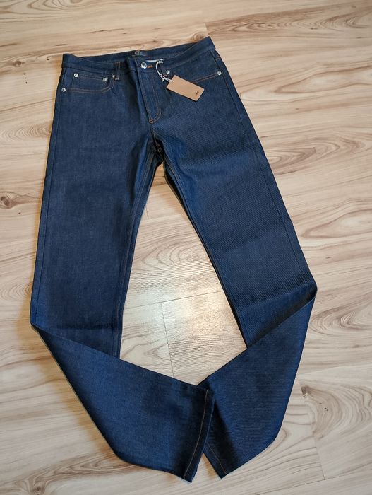 Nowe Granatowe Spodnie Jeansowe Dżinsowe A.P.C. Petit New Standard